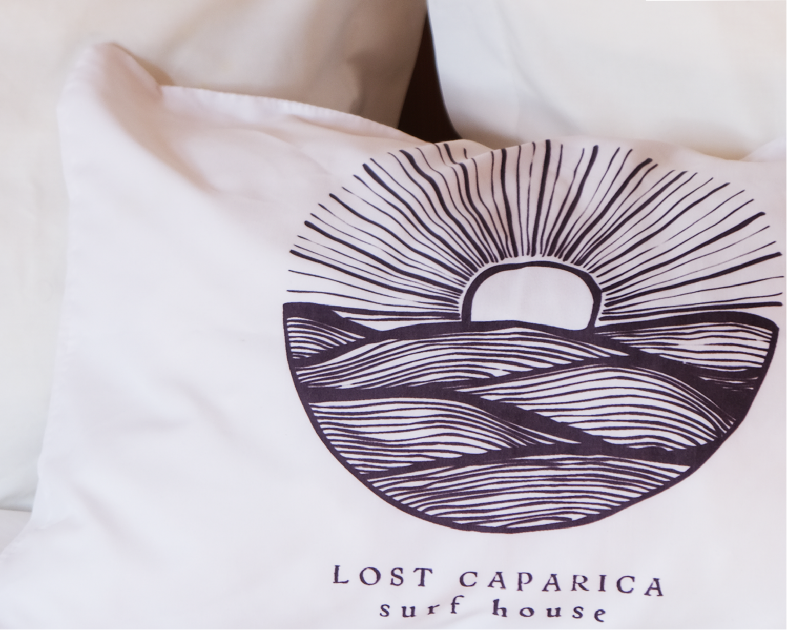Lost Caparica branded pillow.